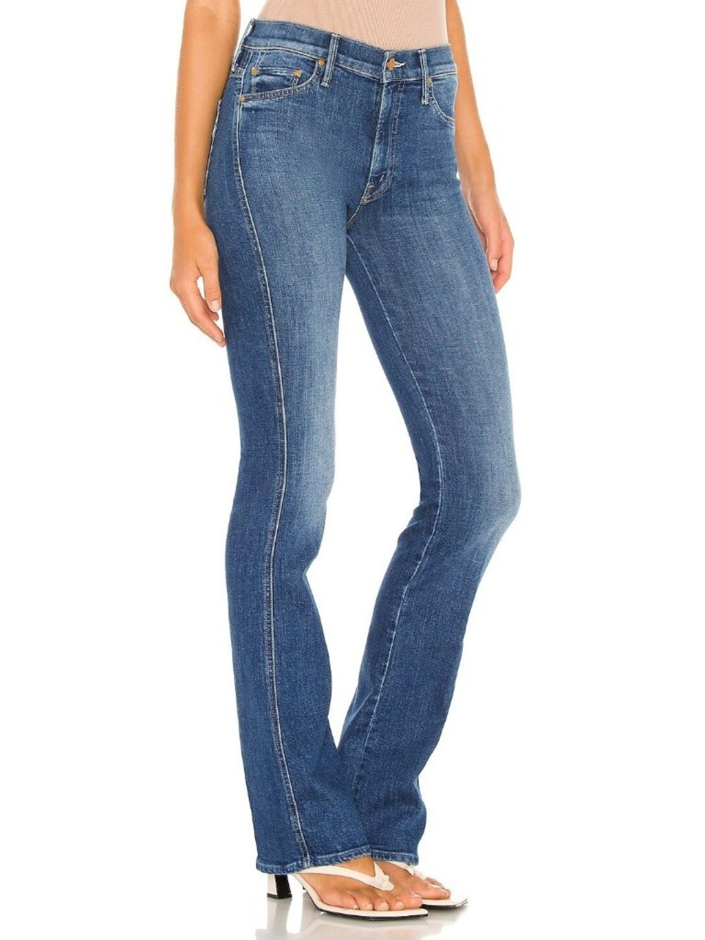 NWT Mother The Double Insider in Fruit Carts Bootcut Stretch Jeans 28
